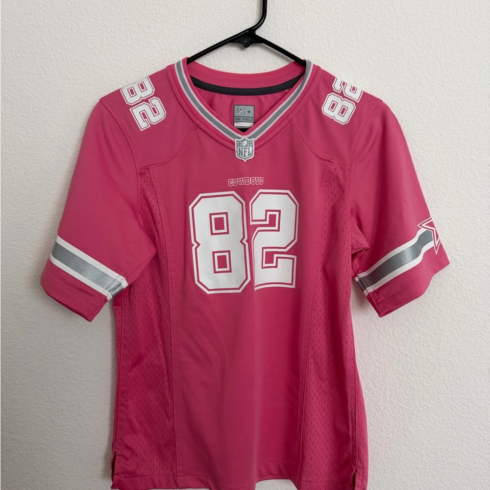 NFL Pink Cowboys On Field Witten Jersey